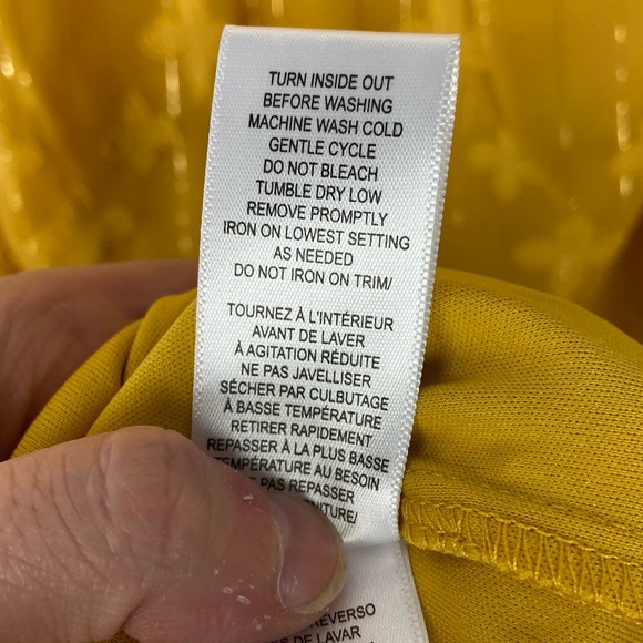 NWT Nordstrom Julia Jordan Size 12 Mustard Yellow Jacquard Midi Dress New W Tags - Picture 13 of 16